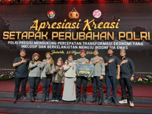 Polda Jambi Raih Juara Pertama Lomba E-Rohani pada Malam Apresiasi Kreasi ‘Setapak Perubahan Polri’