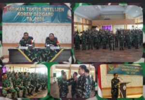 Danrem 042/Gapu Tekankan Pentingnya Profesionalisme dan Kemampuan Analisa dalam Latihan Taktis Intelijen Korem 042/Gapu TA 2024