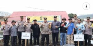 Pj Bupati Asraf Dampingi Waka Polda  Tinjau Lokasi Pangan di Pelompek