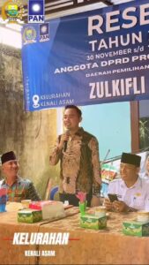 Antusias Warga Tinggi Ikuti Reses I Zulkifli Linus