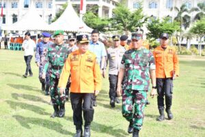 Karo Ops Polda Jambi Ikuti Apel Kesiapsiagaan Bencana Hidrometeorologi Badah Provinsi Jambi