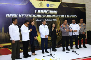 Beri Perlindungan Kaum Buruh, Kapolri Resmikan Desk Ketenagakerjaan