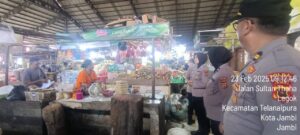 Polda Jambi Gelar Patroli dan Penyuluhan di Pasar-Pasar Kota Jambi