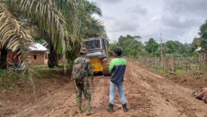 TMMD Ke-123 Kodim 0416/Bute Buka Akses Jalan Usaha Tani di Malako Intan