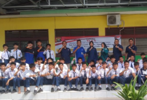 Sambangi SMP Negeri 6 Kota Jambi, Ditresnarkoba Polda Jambi sampaikan Himbauan Tentang Bahaya Narkoba