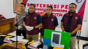 Ditresnarkoba Polda Jambi Ungkap Kasus Narkoba dengan Barang Bukti 1 Kg Shabu, Ganja dan Pil Ekstasi