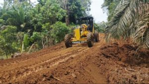 Jalan Baru TMMD ke-123 Kodim 0416/Bute Permudah Akses Petani di Desa Malako Intan