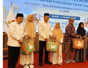 SKK Migas-PetroChina dan KKKS Jambi Gelar Safari Ramadhan Bersama Pemangku Kepentingan di Jambi dan Santuni Anak Yatim