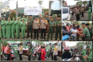 Kodim 0416/Bute dan Polres Bungo Berbagi Takjil, Wujud Sinergi dan Kepedulian di Bulan Ramadan