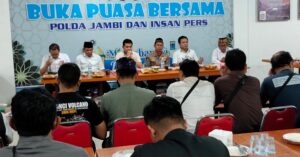 Ramadhan Berkah dan Suci, Polda Jambi Buka Puasa Bersama Insan Pers