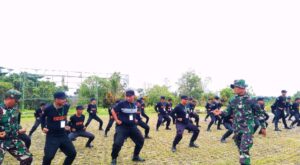 Babinsa Koramil Muara Bulian Latih BPBD Batanghari Hadapi Tantangan Tugas