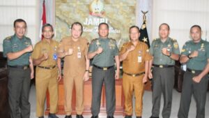 Kunjungan Kepala BPSDM Provinsi Jambi ke Korem 042/Garuda Putih Pererat Kerja Sama Pengembangan SDM