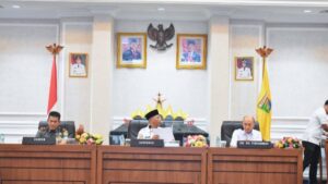Danrem 043/Gatam Ikuti Rakor Penanganan Bencana Hidrometeorologi di Lampung