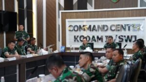 Pastikan TMMD ke-124 Berjalan Lancar, Pangdam II/Sriwijaya Terima Paparan Dansatgas