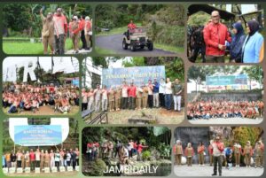 Korem 044/Gapo Hijaukan Gunung Dempo, Dukung Pelestarian Alam Lewat Penanaman Pohon