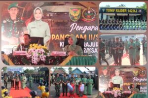 Pangdam II/Sriwijaya Beri Arahan Penuh Makna kepada Prajurit dan Persit Yonif 142/KJ: “Jaga Marwah dan Kehormatan Satuan”