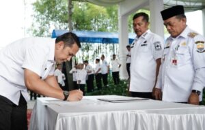 Bupati H M Syukur Teken MoU Pemantapan Program MBG