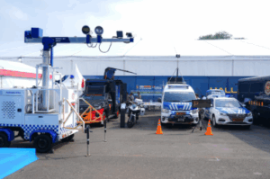 Korlantas Polri Tampilkan Teknologi Lalu Lintas Terbaru di Indo Defence 2024