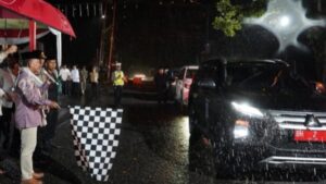 Diguyur Hujan, Wabup Lepas Pawai Takbiran Idul Adha 1446 H