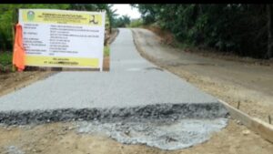 Tak Sesuai Spek, Proyek Rigit Beton Dinas PUPR Tebo di Rimbo Ilir jadi Temuan BPK