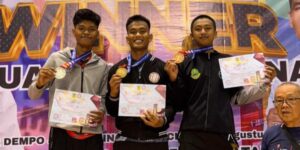 Emas dari Brimob Polda Jambi di Kejurnas Shindoka 2025