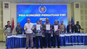 Pra Kongres Persatuan PWI 2025, Doa untuk Almarhum Wina Armada dan Penandatanganan Pakta Integritas