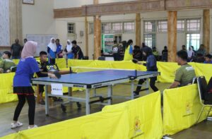 Seru, Lomba Dayung dan Tenis Meja Warnai Open Turnamen Piala Danrem 042/Gapu