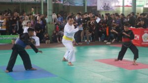 Open Turnamen Pencak Silat Piala Danrem 042/Gapu Hari Kedua, Atmosfer Semakin Memanas dan Semangat Juang Kian Membara
