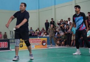 Spektakuler, Bulutangkis Bupati Cup HUT ke-80 RI Dimeriahkan Atlit Nasional dan Internasional