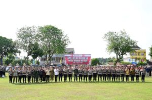 Polda Jambi Gelar Apel Pasukan, Siap Sukseskan Presisi Merdeka Run 2025