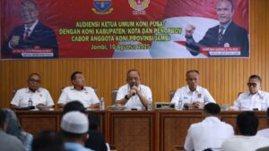 Ketum KONI Pusat Letjen TNI (Purn) Marciano Norman Puji Sejarah Prestasi Olahraga Jambi