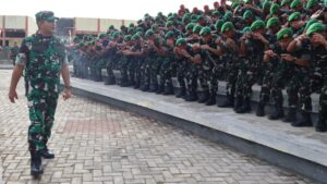 Pangdam XX/TIB Tinjau Marshalling Area Yonif TP 844/KB : Jadilah prajurit yang dapat dibanggakan rakyat