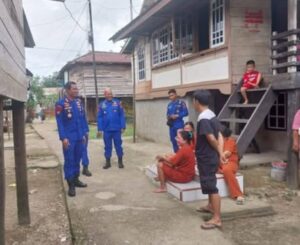 Polairud Polda Jambi Sambangi Warga Pulau Pandan, Ajak Jaga Kamtibmas Kondusif