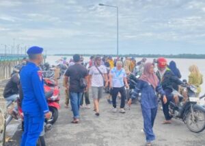 Ciptakan Rasa Aman, Ditpolairud Polda Jambi Laksanakan Pengamanan di Objek Wisata WFC Kuala Tungkal