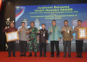 Danrem 042/Gapu Hadiri Audiensi Bersama Wamen PANRB: Dorong Peningkatan Kualitas Pelayanan Publik di Jambi