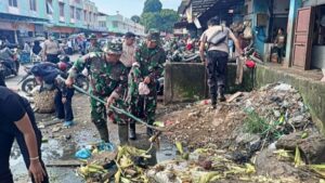 Kodim 0415/Jambi Ikut Sukseskan Bakti Teritorial Prima di Pasar Angso Duo