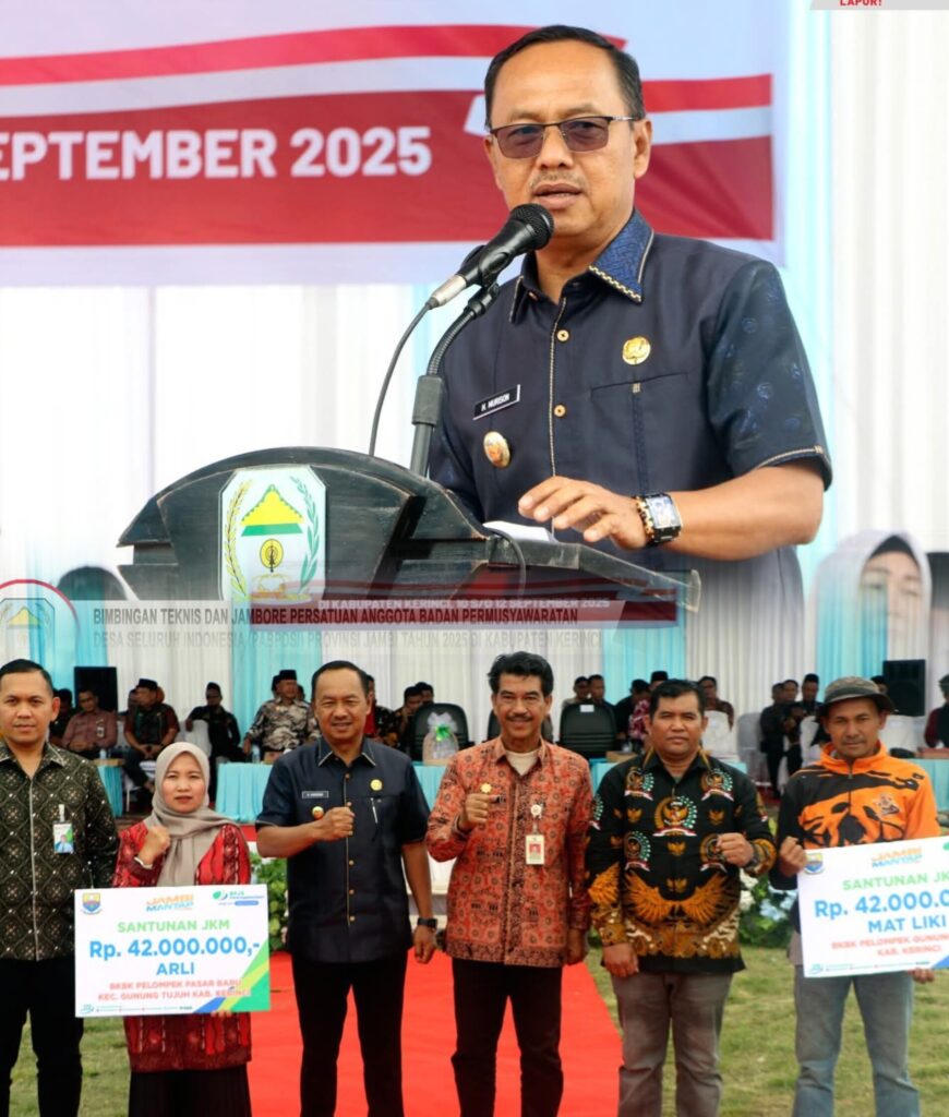 Wabup Murison Hadiri Jambore PABPDSI Tingkat Provinsi Jambi di Kayu Aro