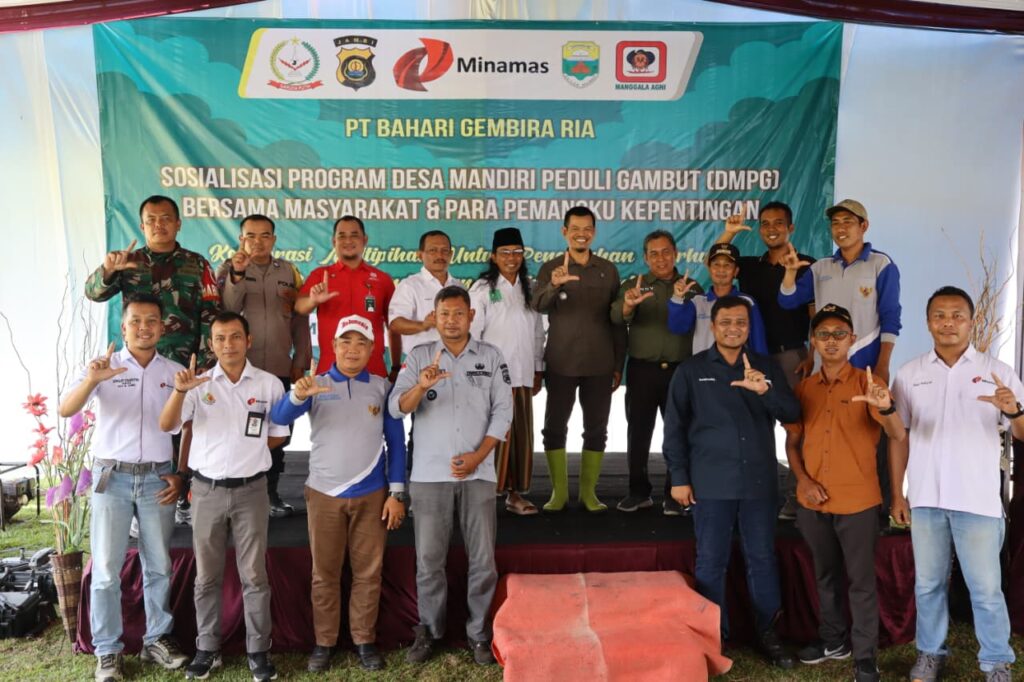 PT Bahari Gembira Ria Perkuat Kolaborasi Multipihak melalui Sosialisasi Program Desa Mandiri Peduli Gambut