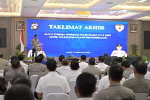 Polda Jambi Gelar Taklimat Akhir Audit Kinerja Itwasum Polri Tahap II