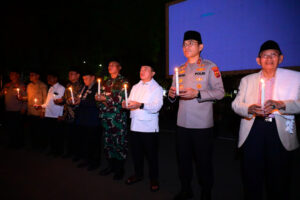 Polda Jambi Gelar Doa Bersama dan Aksi Damai 1000 Lilin
