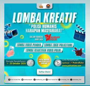Daftar Disini! Divisi Humas Polri Gelar Lomba Kreatif Dalam Rangka Hari HUT Humas Polri ke-74 Tahun 2025