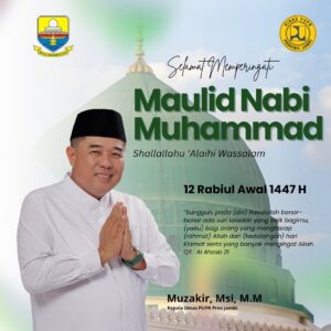 Muzakir: Selamat Memperingati Maulid Nabi Muhammad SAW