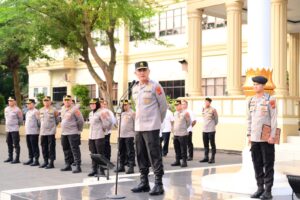 Kapolda Jambi Pimpin Apel Pagi, Tekankan Pentingnya Pengamalan Tri Brata dan Catur Prasetya