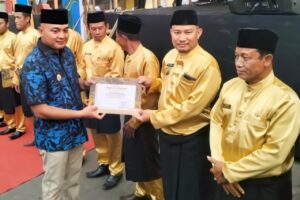 Lurah Sungai Bengkal Raih Penghargaan Atas Respon Cepat Tangani Rehabilitasi Sosial