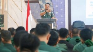 Jam Pengarahan Dandim 0416/Bute, Tekankan Profesionalisme, Rasa Syukur dan Integritas Prajurit