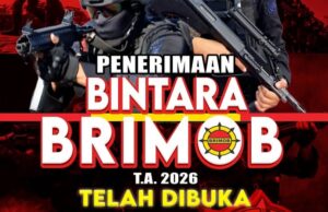 Polri Buka Penerimaan Bintara Brimob Tahun Anggaran 2026