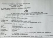 Tak Terima Sawitnya Dirampas,  Eri Lapor Polres Tebo, Begini Kronologisnya