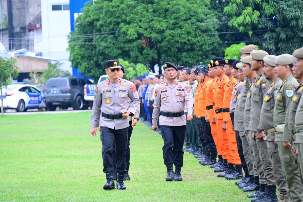 Polda Jambi Apel Gelar Pasukan Tanggap Darurat Bencana Hidrometeorologi