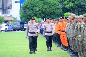 Polda Jambi Apel Gelar Pasukan Tanggap Darurat Bencana Hidrometeorologi