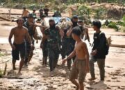 Satgas Gulben Kodam I/BB Berhasil Temukan dan Evakuasi Jenazah Korban Banjir di Tapanuli Selatan